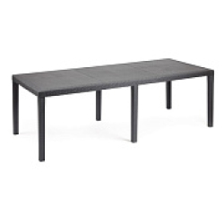 Стол "QUEEN EXT" размер 220x90x72 см. anthracite  (антрацит)