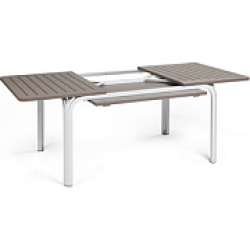 N. Стол ALLORO 140 EXTENSIBLE  tortora bianco