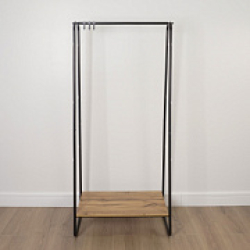 ZM. Вешалка гардеробная "Скандинавия 21" с полкой (SCANDINAVIA 21 clothes rack) черный